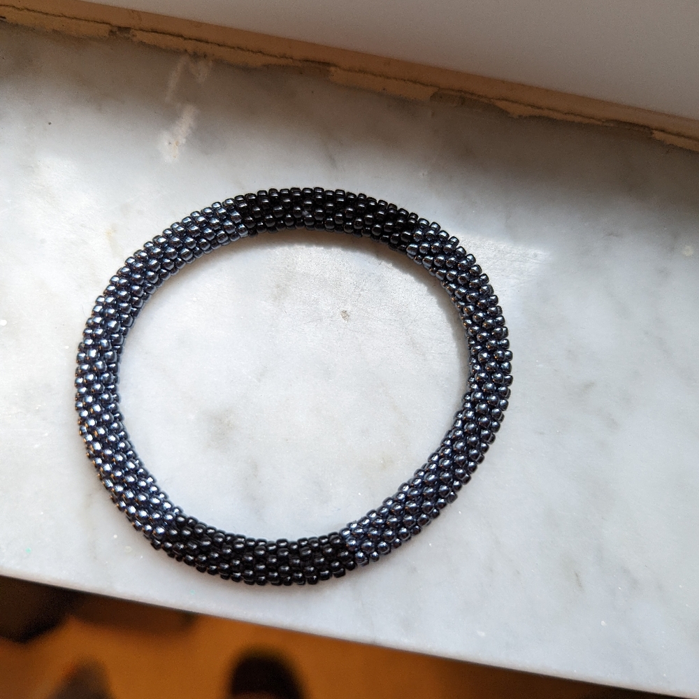 Nwt Sashka hand made glass beaded bracelet